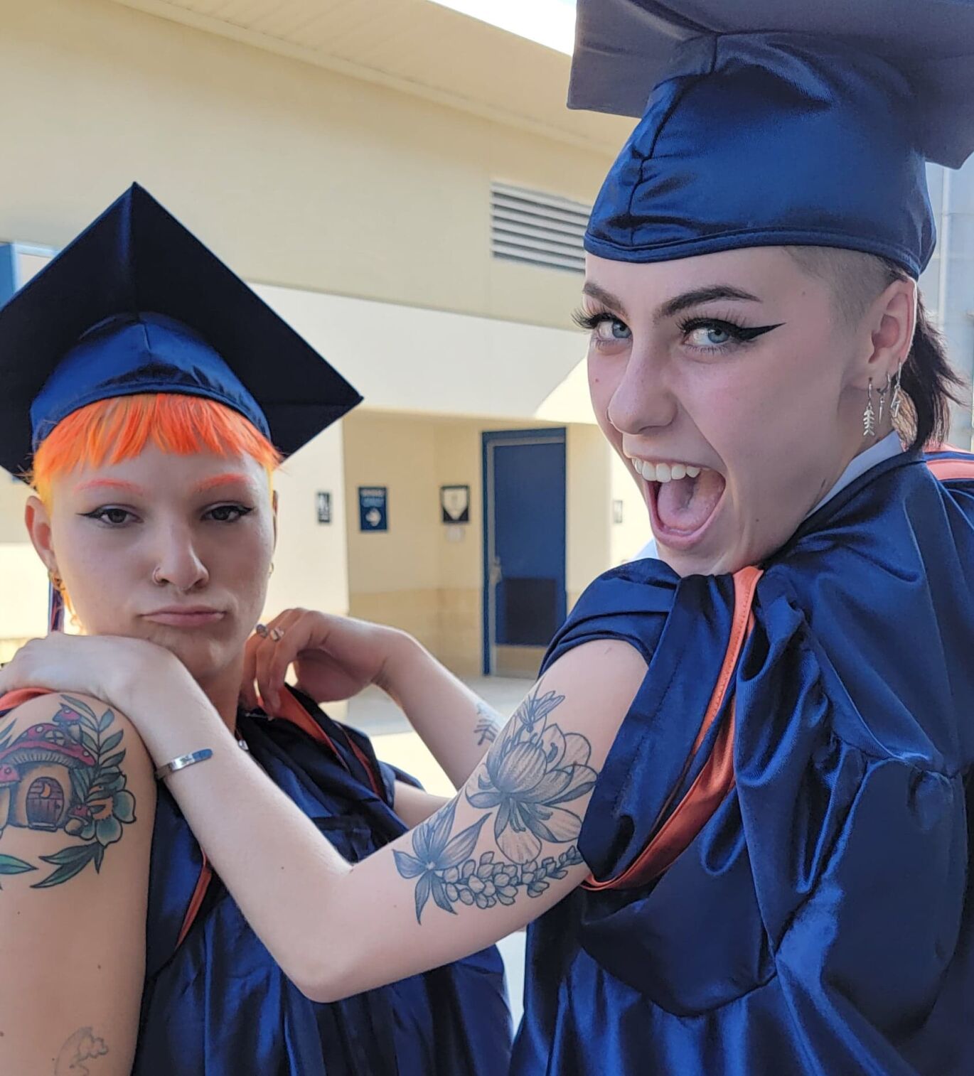 Tattooed grads